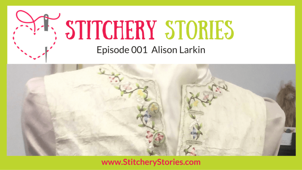 alison larkin stitchery stories podcast guest wide art
