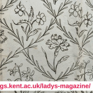 Dr Jennie Batchelor The Lady’s Magazine embroidery pattern Lady’s Muff