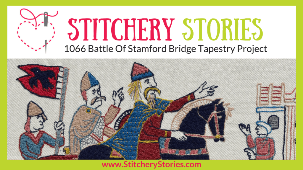 Heather Cawte Battle Of Stamford Bridge Tapestry Stitchery Stories Heather Cawte Battle Of Stamford Bridge Tapestry Stitchery Stories