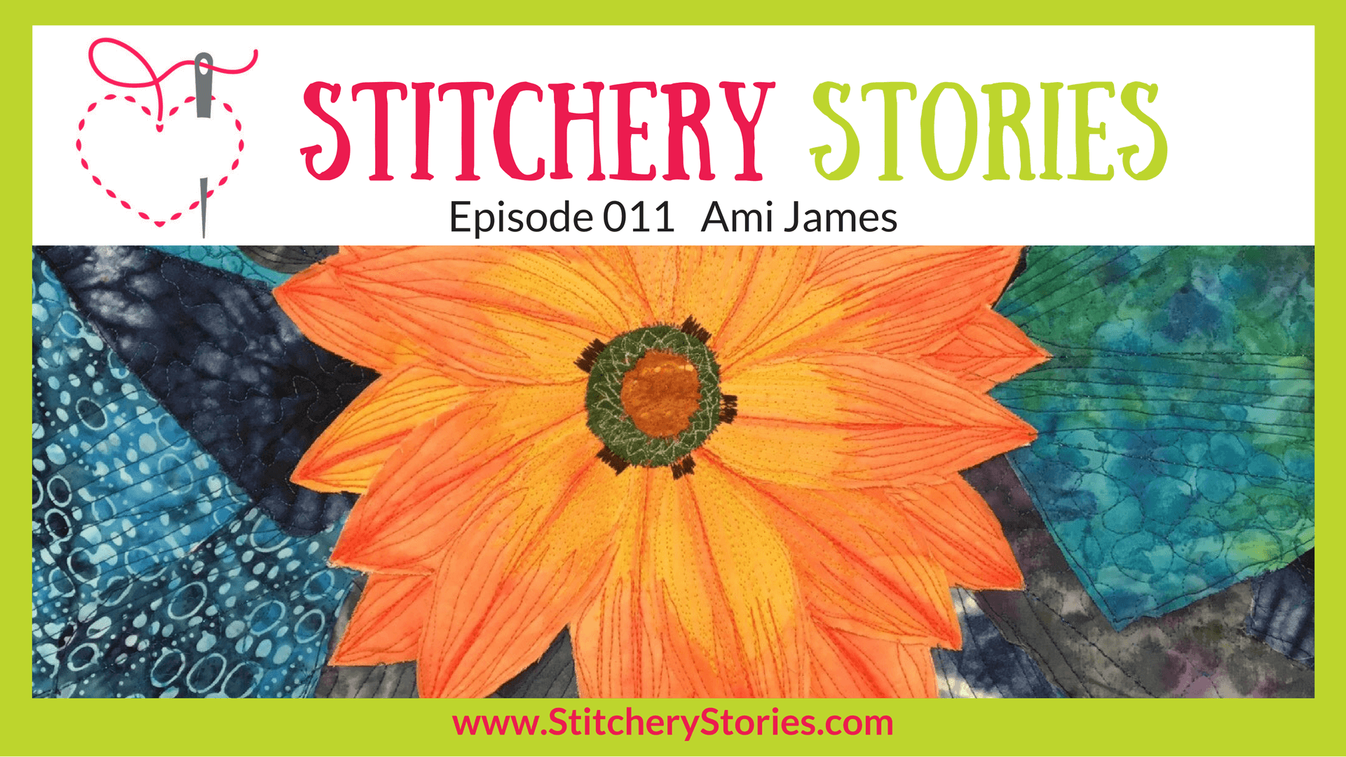 Ami James Stitchery Stories Podcast Wide Art