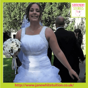 Jane White Couture Dressmaking Tuition Wedding Dress Detail Stitchery Stories Textile Art Podcast Guest