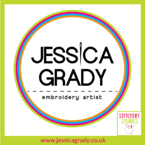 Jessica Grady Logo Stitchery Stories Textile Art Podcast Guest