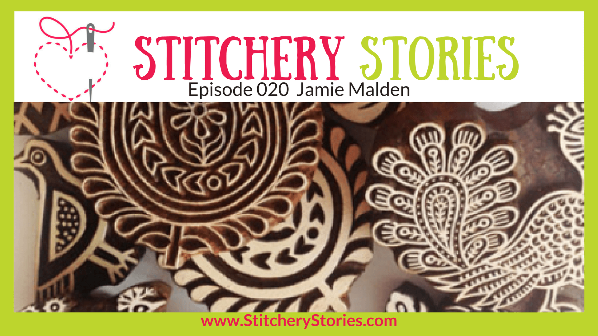 Jamie Malden Stitchery Stories Textile Art Podcast Wide Art
