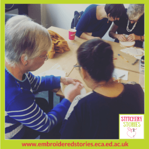 Lindy Richardson Edinburgh College Of Art Needlework Development Scheme project image4 Stitchery Stories Textile Art Podcast Guest (1)