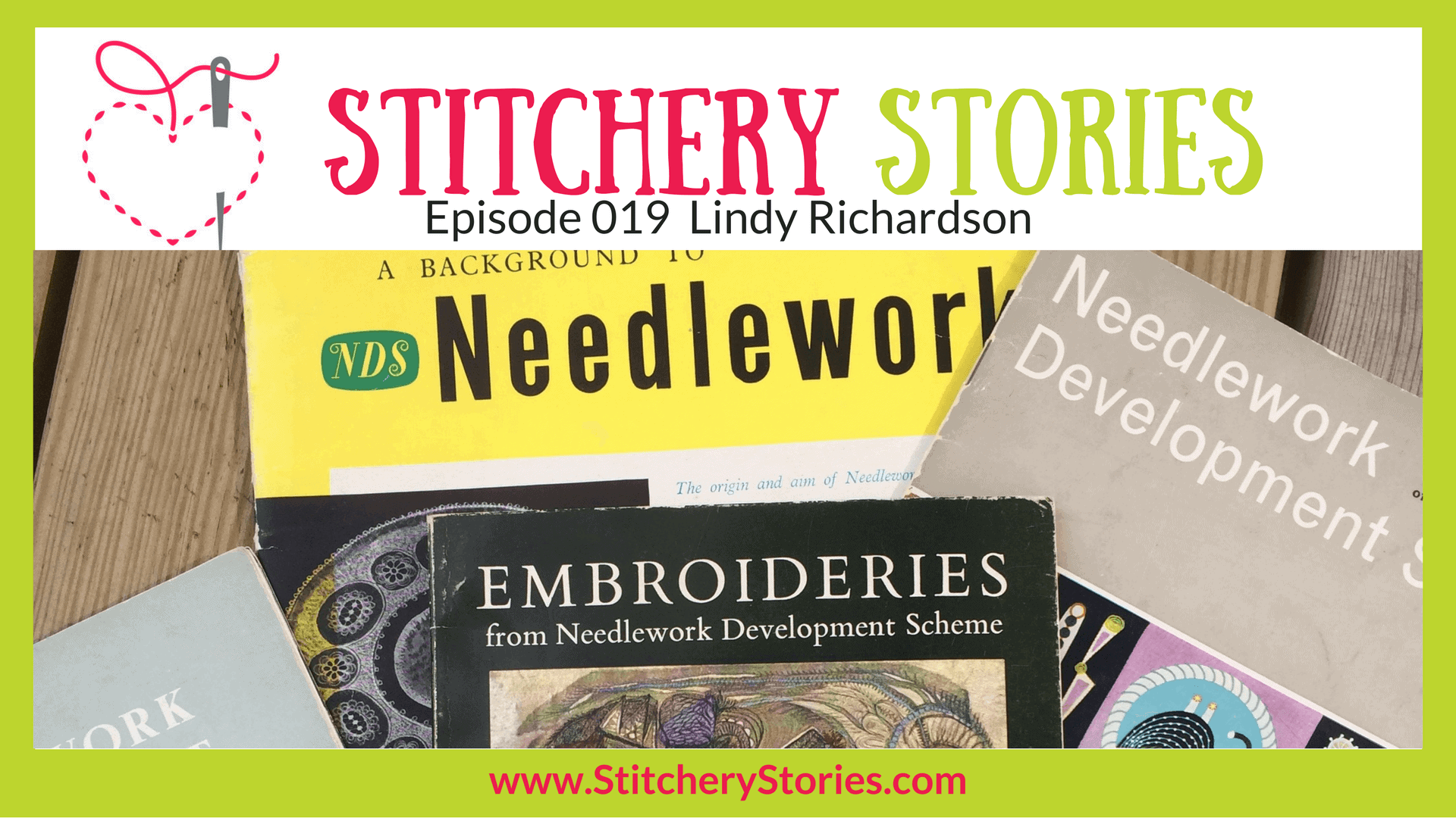 Lindy Richardson Stitchery Stories Textile Art Podcast Wide Art