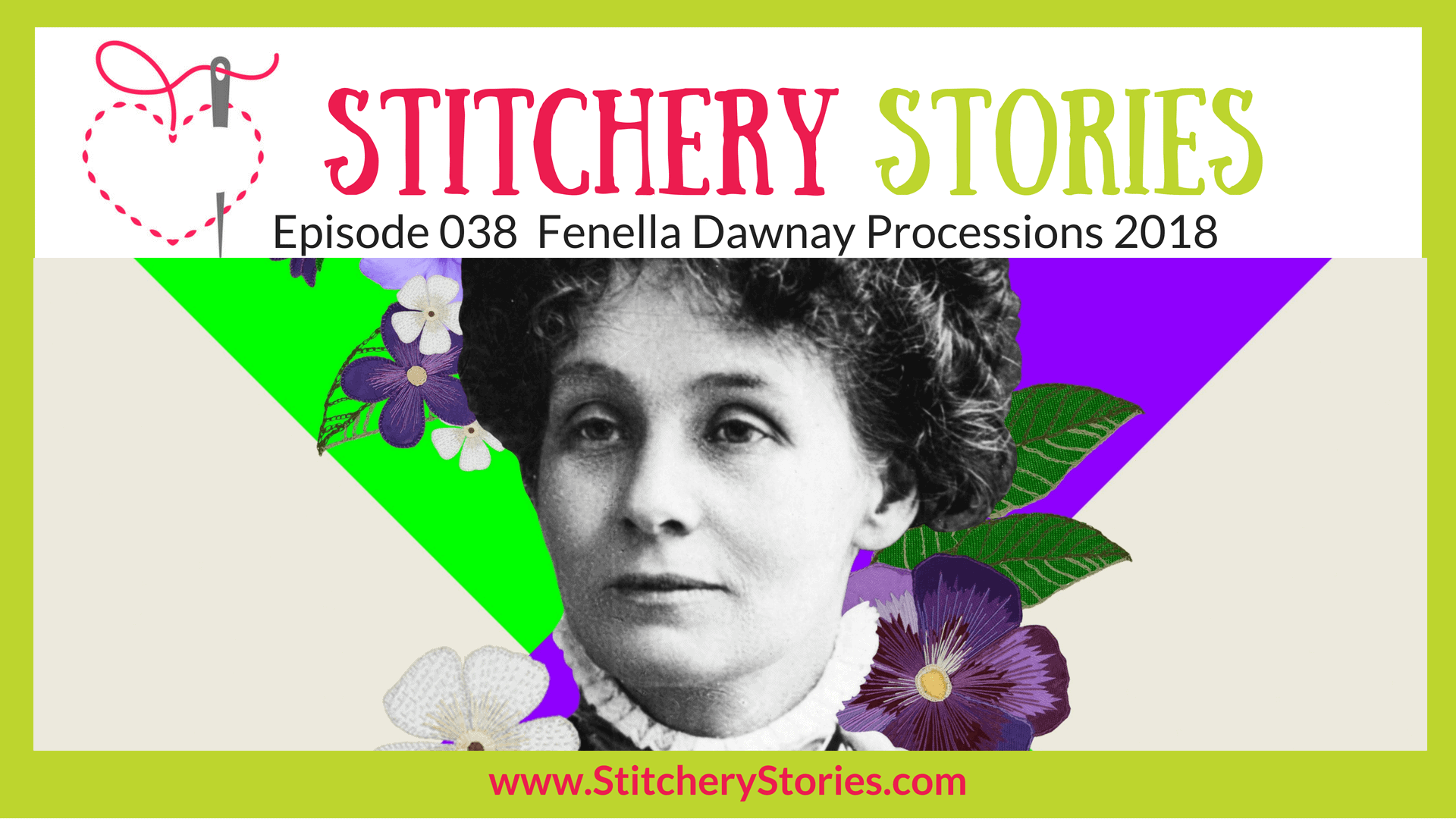 Fenella Dawnay Processions 2018 Stitchery Stories Textile Art Podcast Wide Art