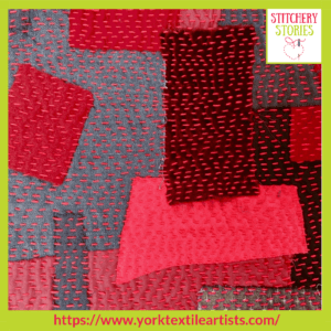 Jill Shepherd York Textile Artists group_ Stitchery Stories Textile Art Podcast Guest