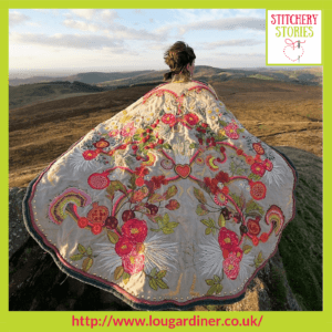 The Cape Of Empowerment by Louise Gardiner Stitchery Stories Textile Art Podcast Guest