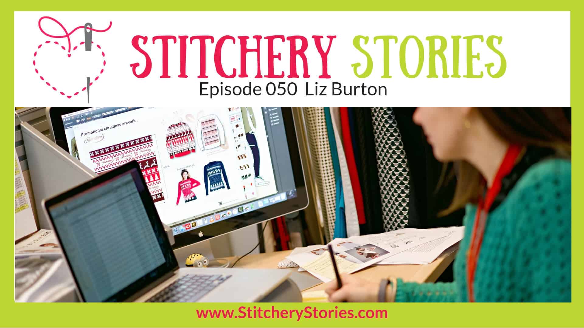 Liz Burton Stitchery Stories Textile Art Podcast Wide Art