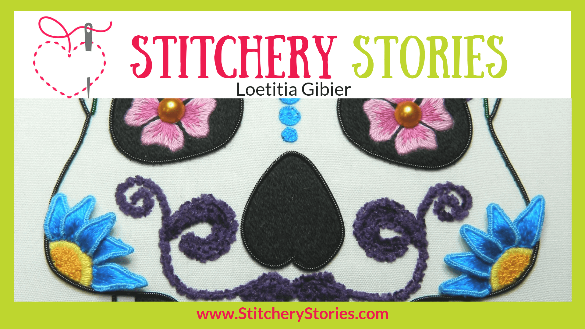 Loetitia Gibier Stitchery Stories Textile Art Podcast Wide Art