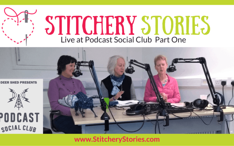 Stitchery Stories Live at Podcast Social Club Wide Art