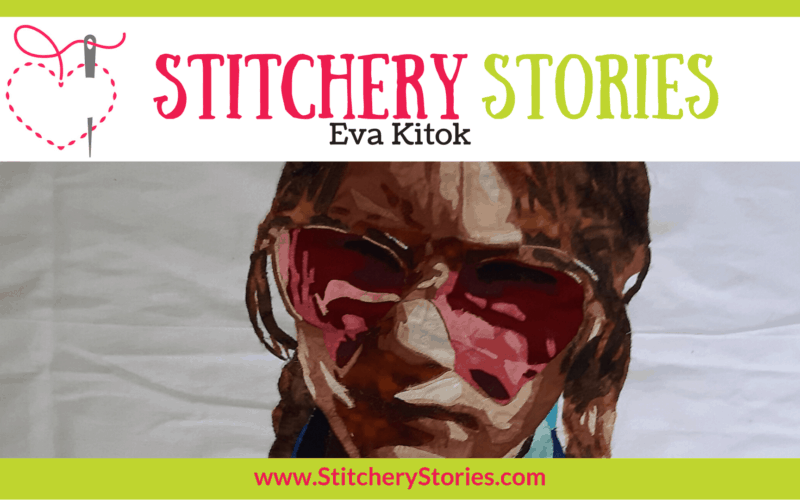 Eva Kitok guest Stitchery Stories textile art podcast Wide Art