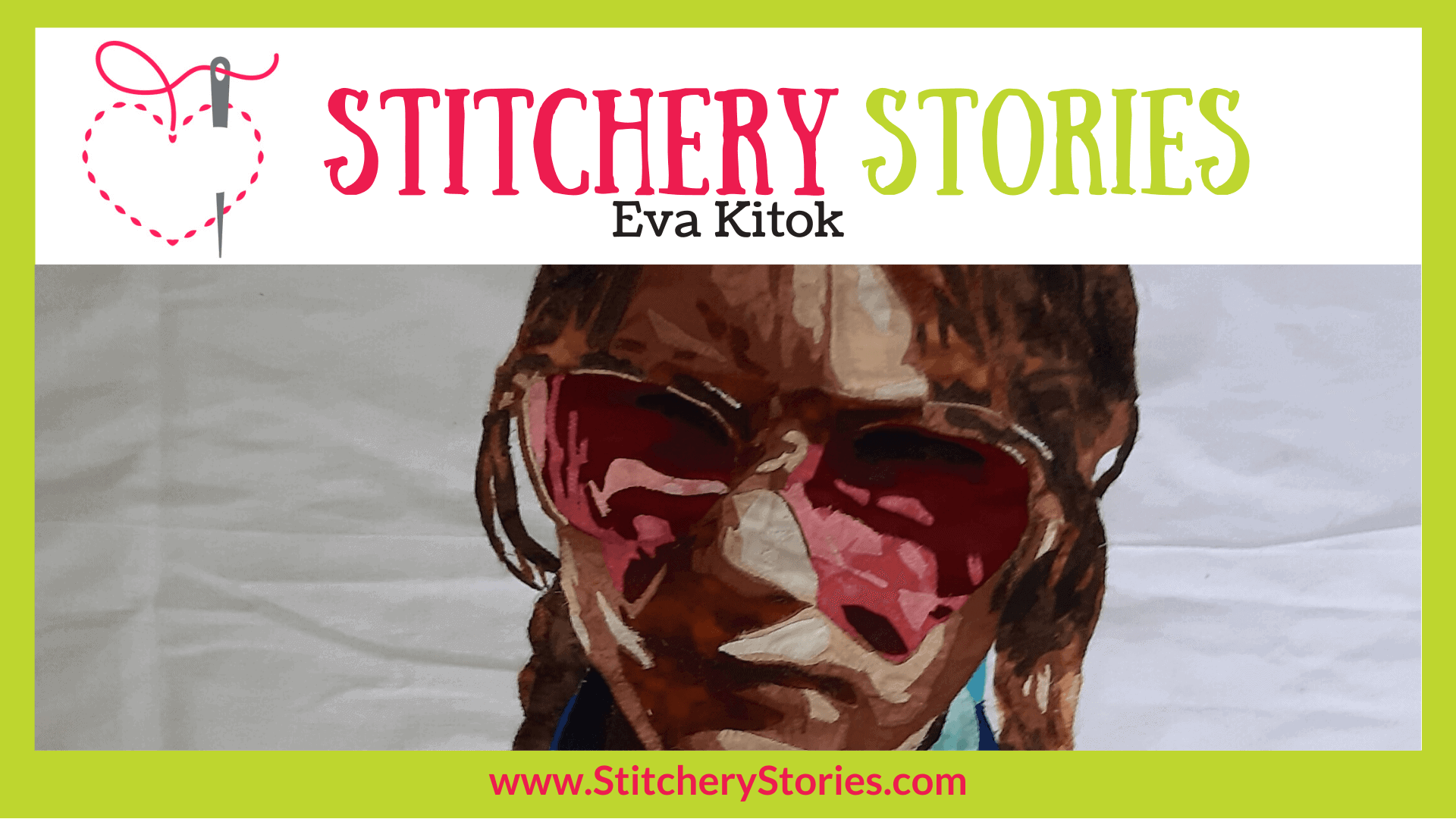 Eva Kitok guest Stitchery Stories textile art podcast Wide Art