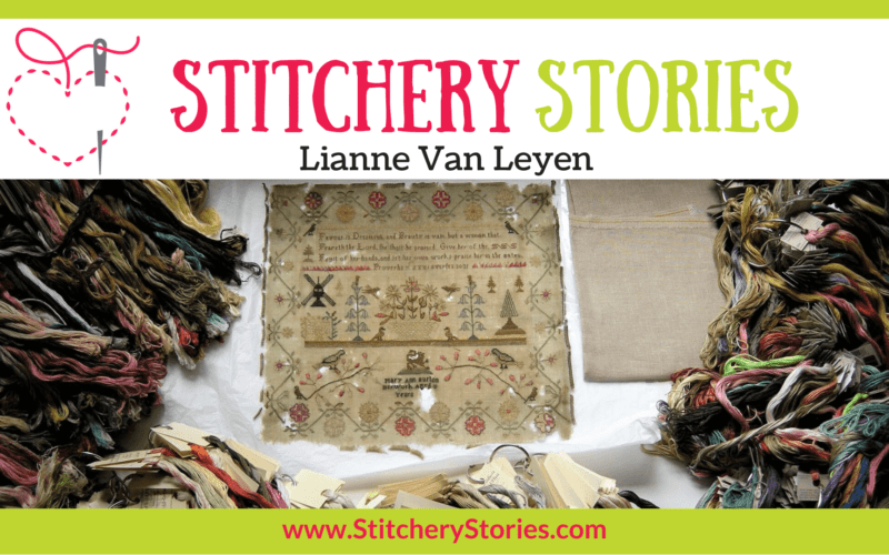 Lianne Van Leyen guest Stitchery Stories textile art podcast Wide Art