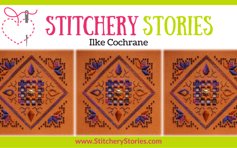 Ilke Cochrane guest Stitchery Stories embroidery podcast Wide Art