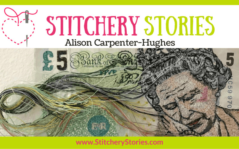 Alison Carpenter-Hughes guest Stitchery Stories textile art podcast Wide Art