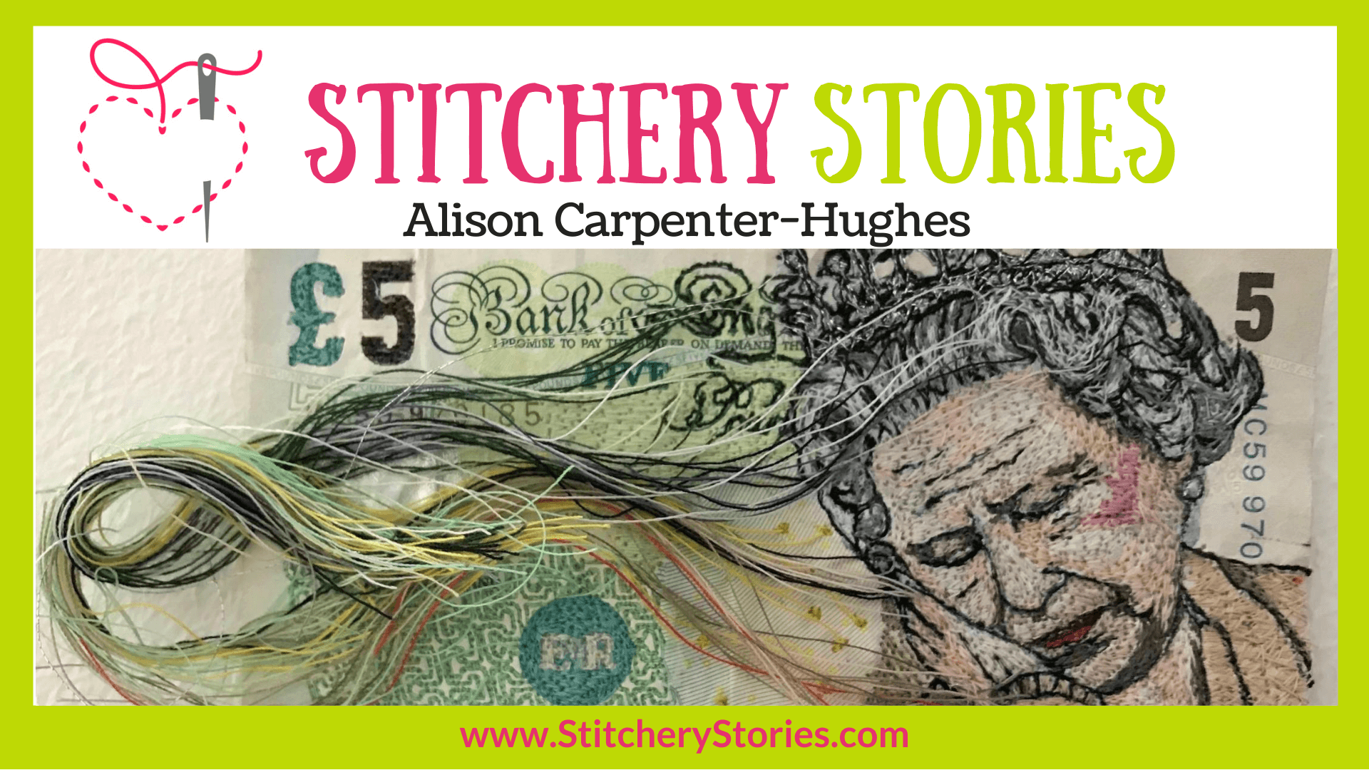 Alison Carpenter-Hughes guest Stitchery Stories textile art podcast Wide Art