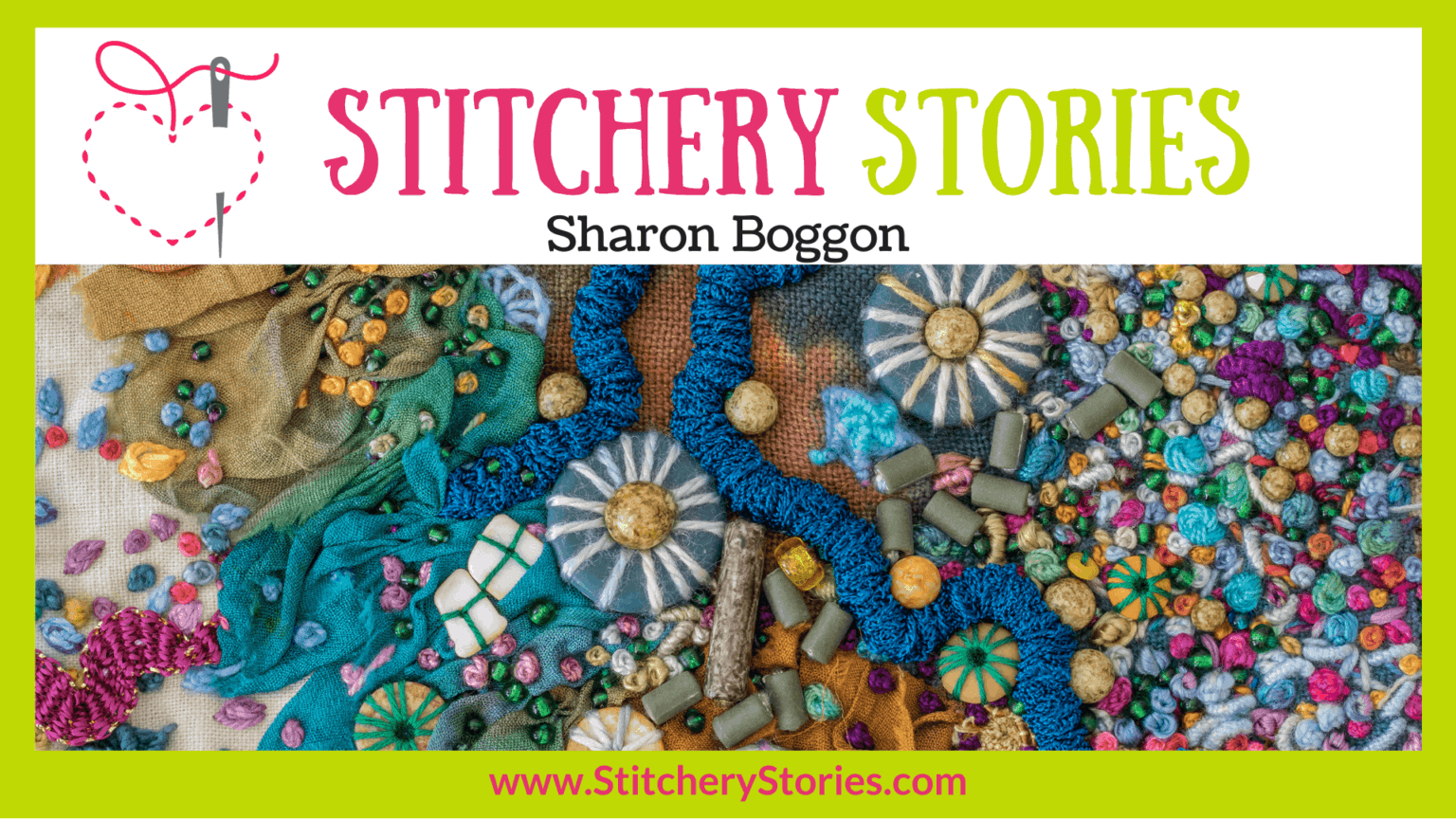 Sharon Boggon Creative Contemporary Embroidery Stitches Stitchery