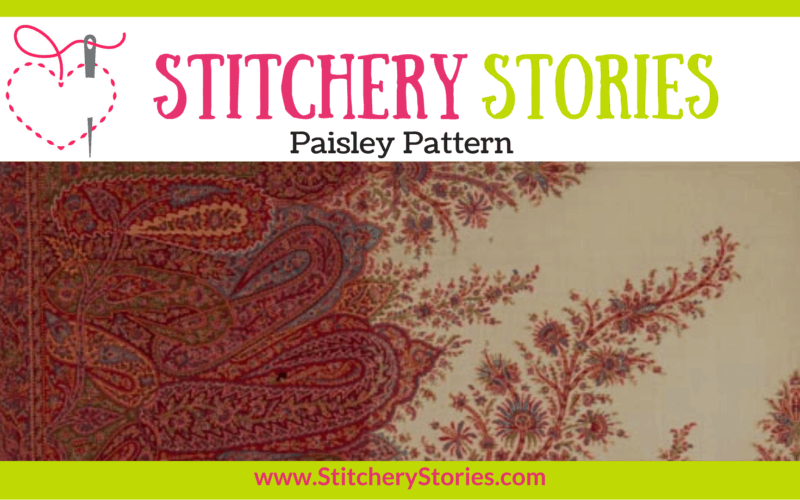 Paisley Pattern guest Stitchery Stories textile art podcast Wide Art