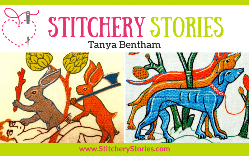 Tanya Bentham guest Stitchery Stories textile art podcast Wide Art