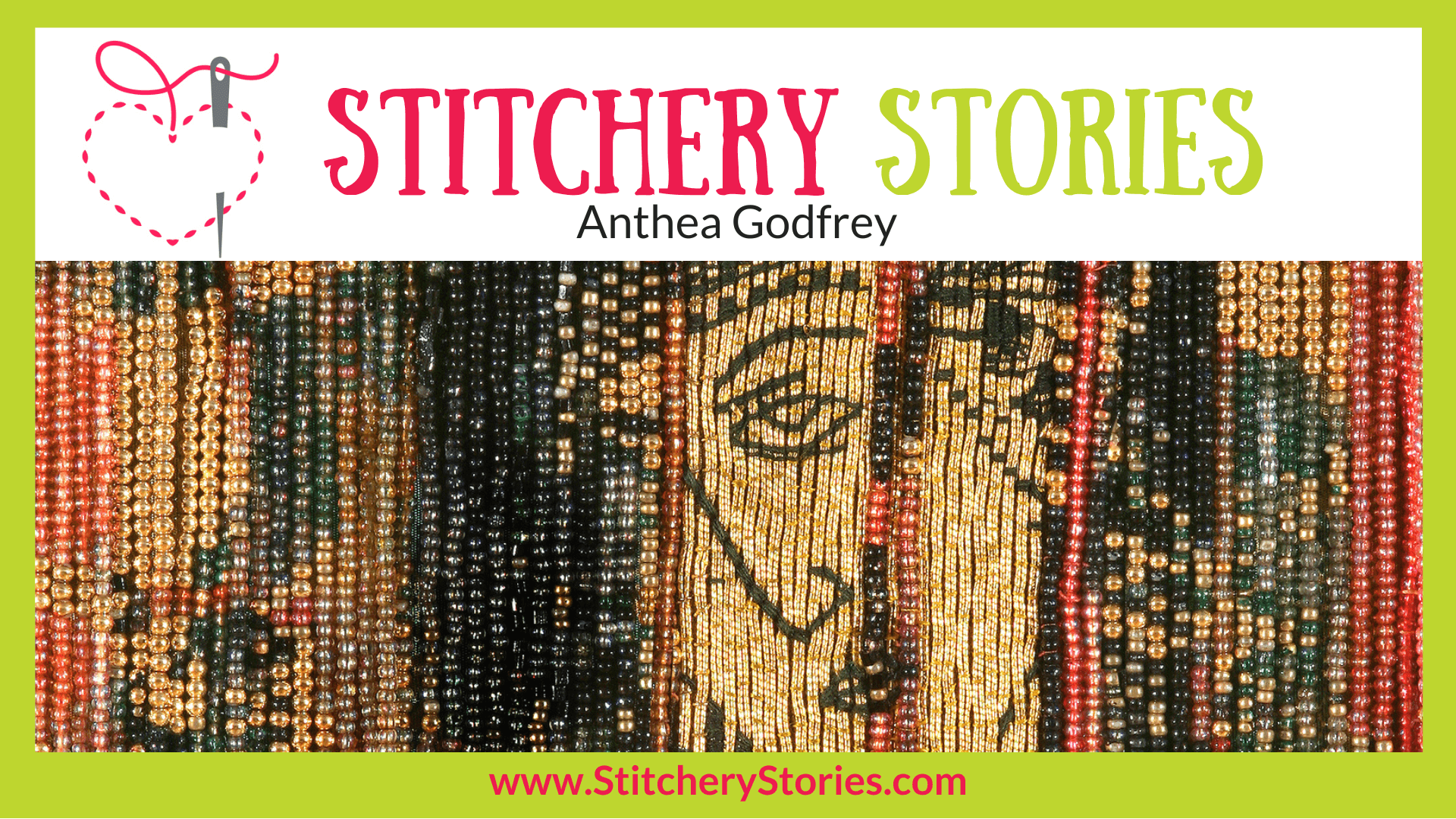 Anthea Godfrey Textile Artist Stitchery Stories Textile Art Podcast Wide Art
