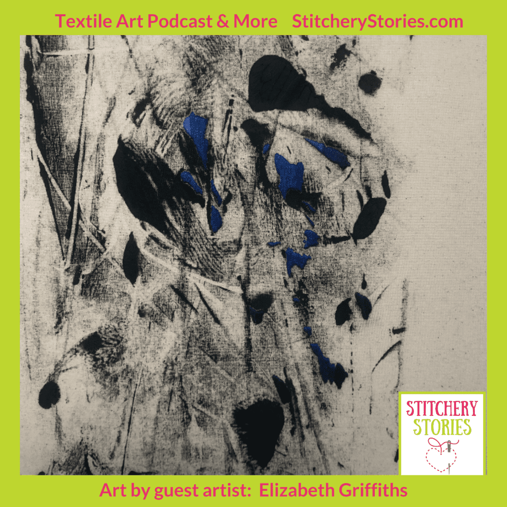 Blue by elizabeth griffiths Stitchery Stories podcast