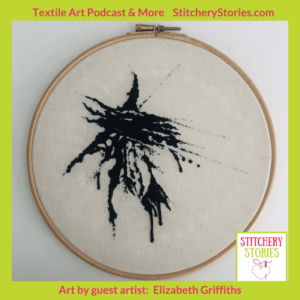 Ink Blot by elizabeth griffiths Stitchery Stories podcast