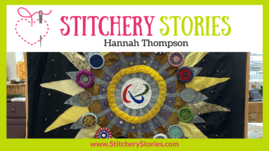 Hannah Thompson Stitchery Stories textile art podcast Wide Art