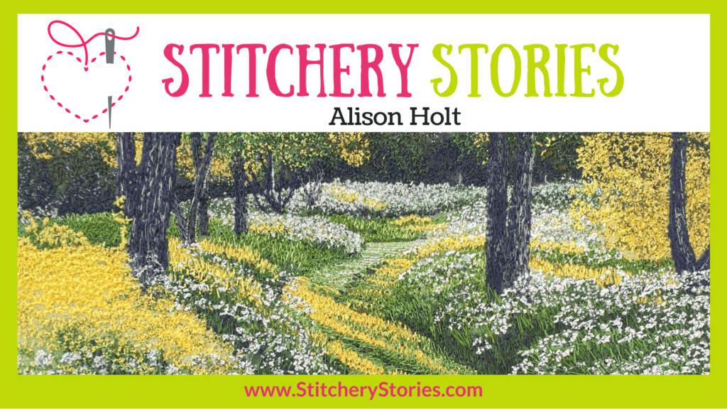 Alison Holt Stitchery Stories textile art podcast Wide Art