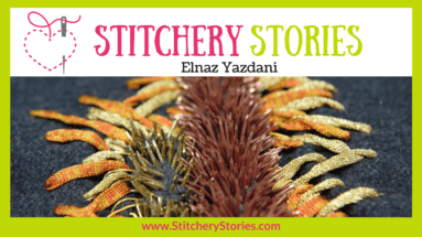 Elnaz Yazdani Stitchery Stories textile art podcast Wide Art