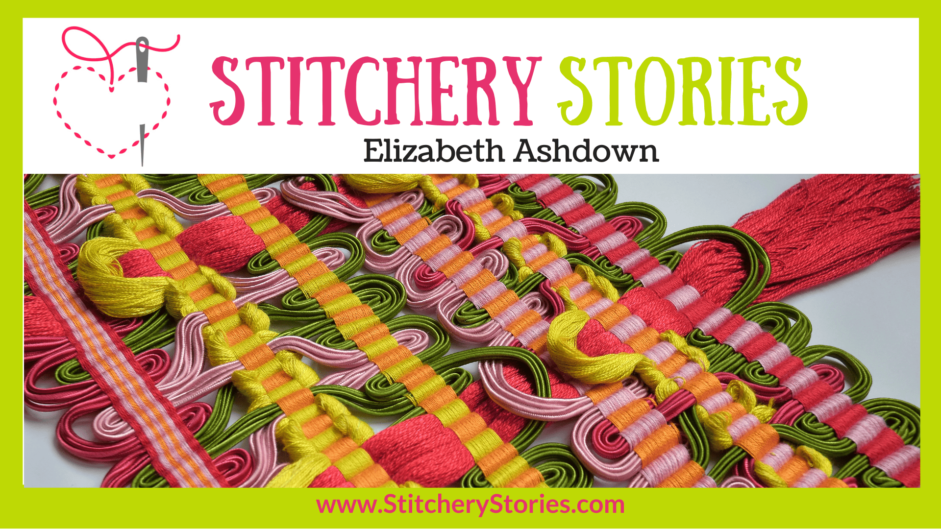 Elizabeth Ashdown Stitchery Stories textile art podcast Wide Art